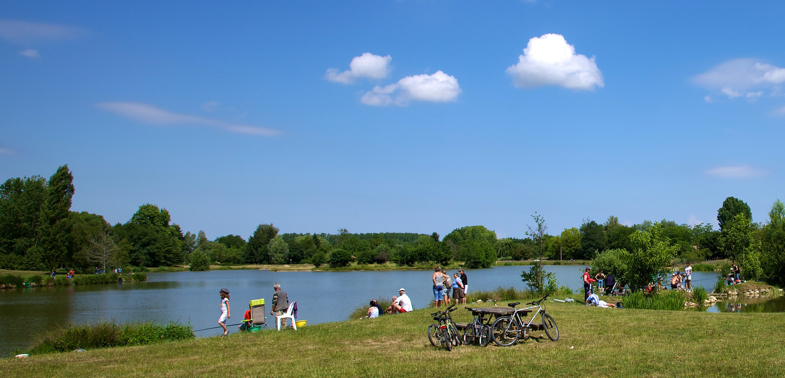 Le plan d'eau de Pont-de-Vaux